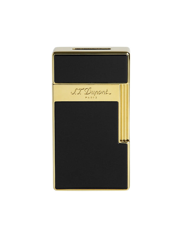 ST Dupont Big D Black Lacquer Gold Lighter
