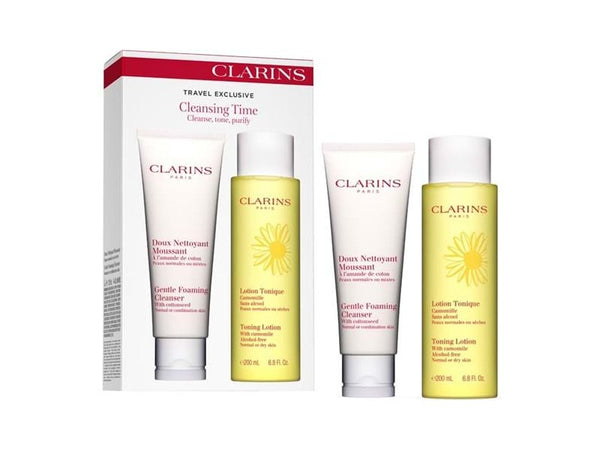 Clarins Travel Exclusive Cleansing Time Set 6.8oz/200ml