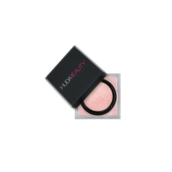 Huda Beauty Easy Bake Loose & Setting Powde, Full Size Cherry Blossom Soft Pink