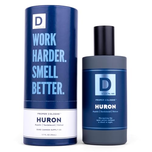 Duke Cannon Proper Cologne for Men Huron, Eau de Parfum 1.7oz/50ml