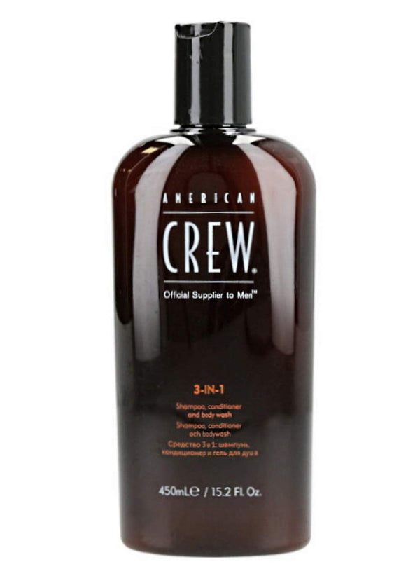 American Crew 3-in-1 Shampoo, Conditioner & Body Wash for Men 15.2oz/450ml