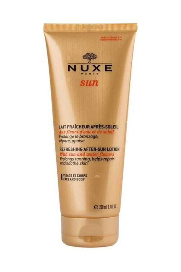 NUXE Sun Refreshing After-Sun Lotion for Face and Body, 6.8oz/200ml