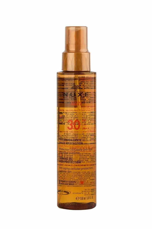 NUXE SUN Tanning Oil High Protection SPF30, 5.1oz/150ml
