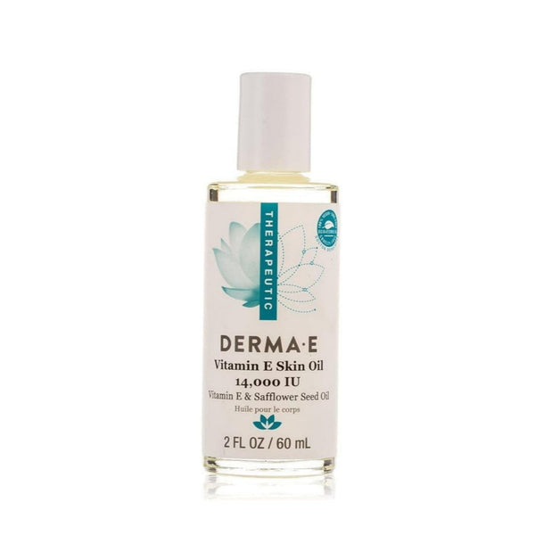 Derma E Skin Oil 14,000 IU Vitamin E Vegan Formula 2oz/60ml