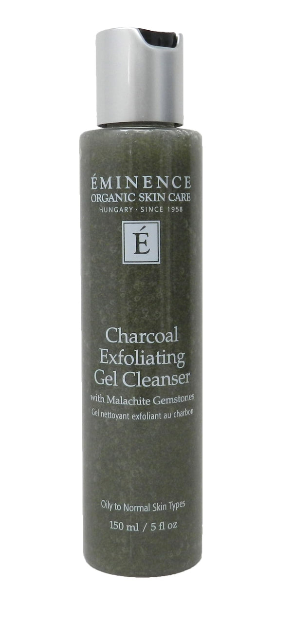 Eminence Charcoal Exfoliating Gel Cleanser, Gentle Exfoliator 5oz/150ml
