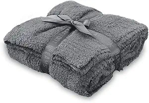 Barefoot Dreams CozyChic Throw Graphite One Size