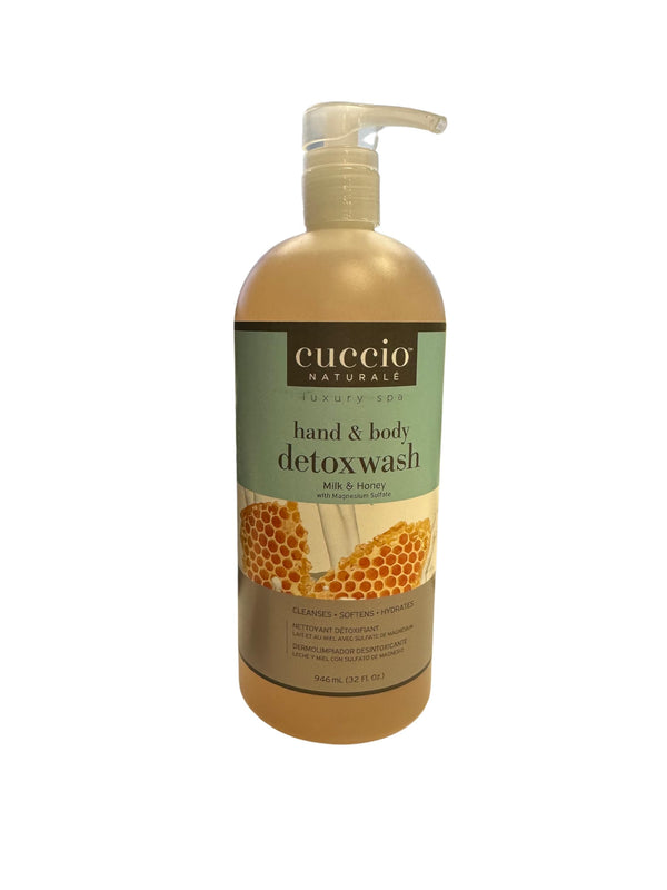 Cuccio Naturale Daily Hand & Body Detoxwash Milk & Honey 32oz/946ml