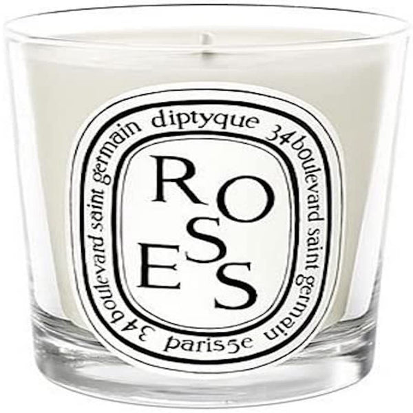 Diptyque Luxury Roses Scented Candle, Rose Fragrance 6.5oz/185g