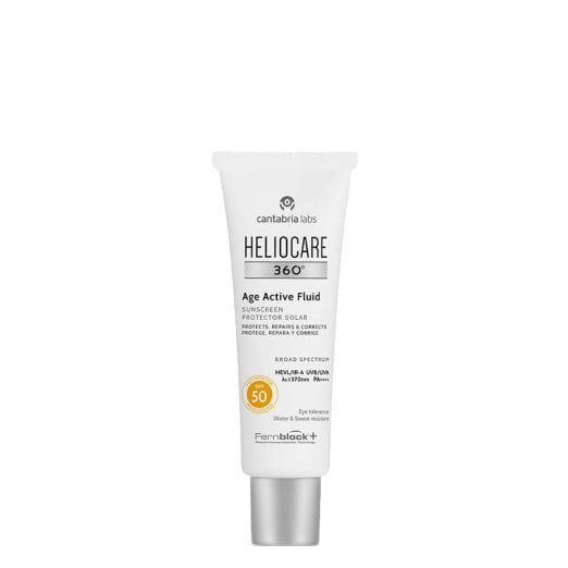 Heliocare 360 Age Active Fluid Spf50 Sunscreen Protection 1.7oz/50ml