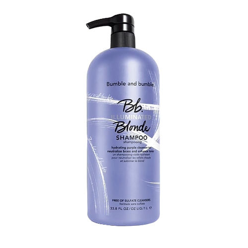Bumble and bumble Blonde shampoo bottle on a white background