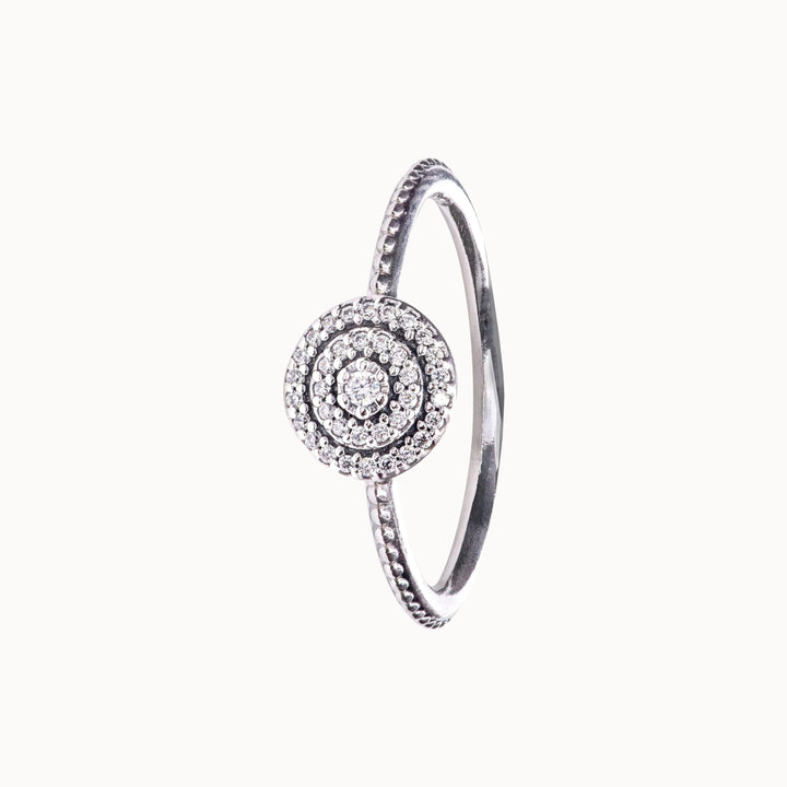 Pandora Elegant Sparkle Ring - Sterling Silver Ring for Women - Layeri