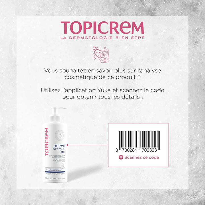 Topicrem Essentials PH5 Gentle Milk Shampoo 500ml at CosmoFactor