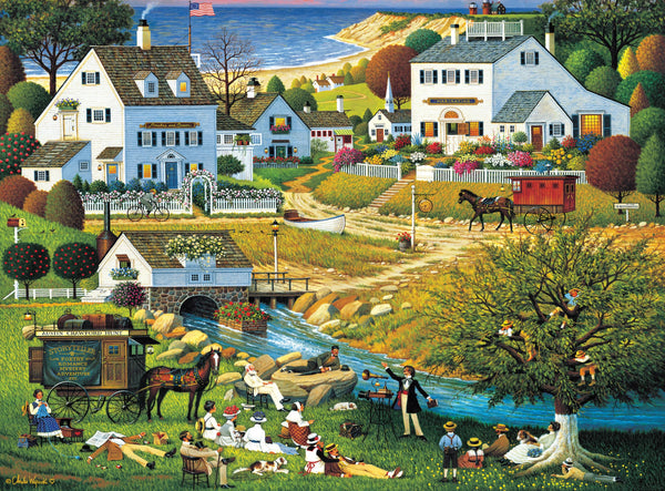 Buffalo Games Charles Wysocki Hound of the Baskervilles 1000-Piece Puzzle