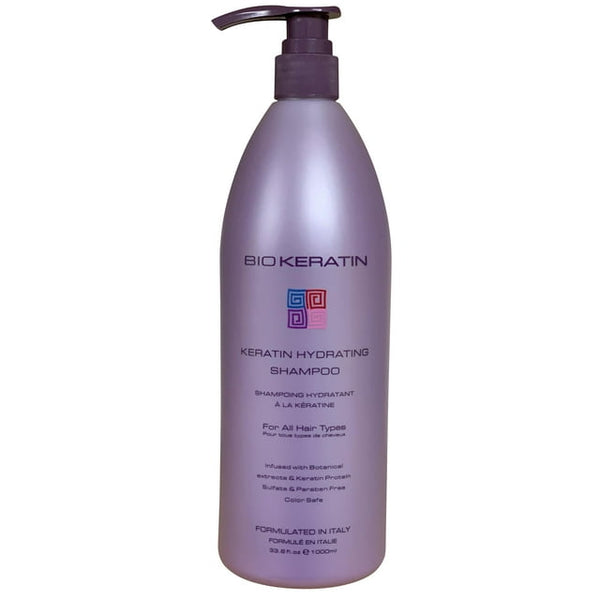 Bio Keratin Hydrating Shampoo for Dry & Damaged Hair 12oz/355ml