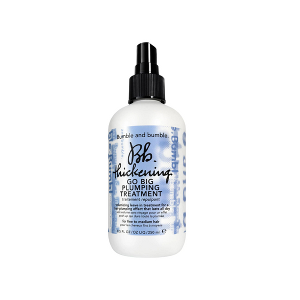Bumble and bumble Thickening Go Big Plumping Treatment bottle on a white background