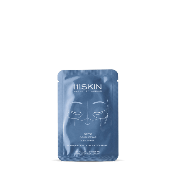 111 Skin Cryo De-Puffing Eye Mask Boxed Fragrance Free 8 Masks