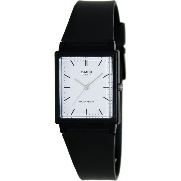 Casio Men's Core MQ27-7E White Plastic Quartz Watch, Water Resistant