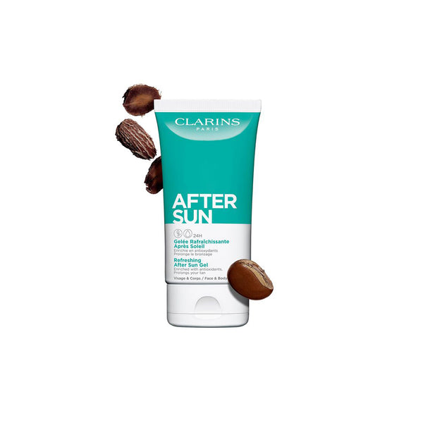 Clarins After Sun Shower Gel Cleanser for Removing Sunscreen 5oz/150ml