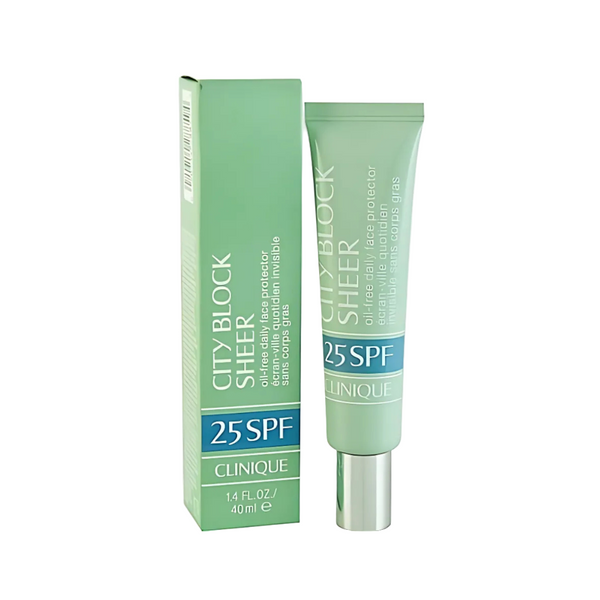 Clinique City Block Sheer Oil-Free Daily Face Protector Broad Spectrum SPF 25, 1.3oz/40ml