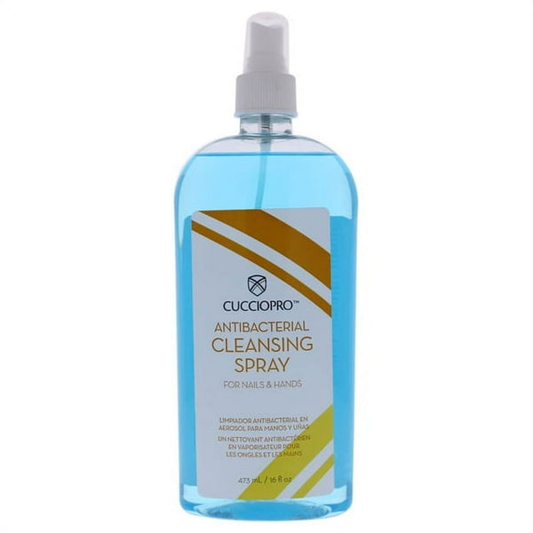 Cuccio Pro Antibacterial Nail Cleansing Spray for Nails & Tools 16oz/480ml