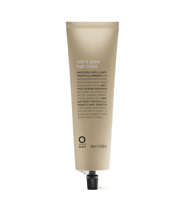 0WAY Silk and Glow Hair Mask Biodynamic Conditioner 1.4oz/40ml