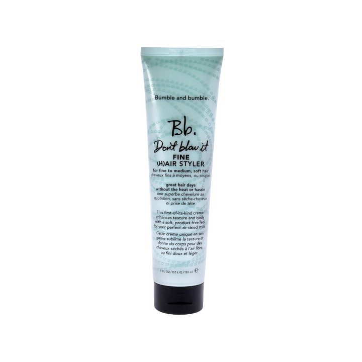 Bumble and Bumble hair styling product on a white background