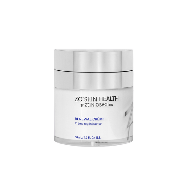 ZO Skin Health Renewal Crème jar on a white background
