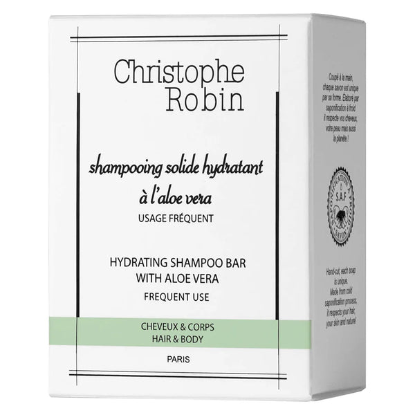 Christophe Robin Hydrating Shampoo Bar With Aloe Vera 3.7oz/110ml