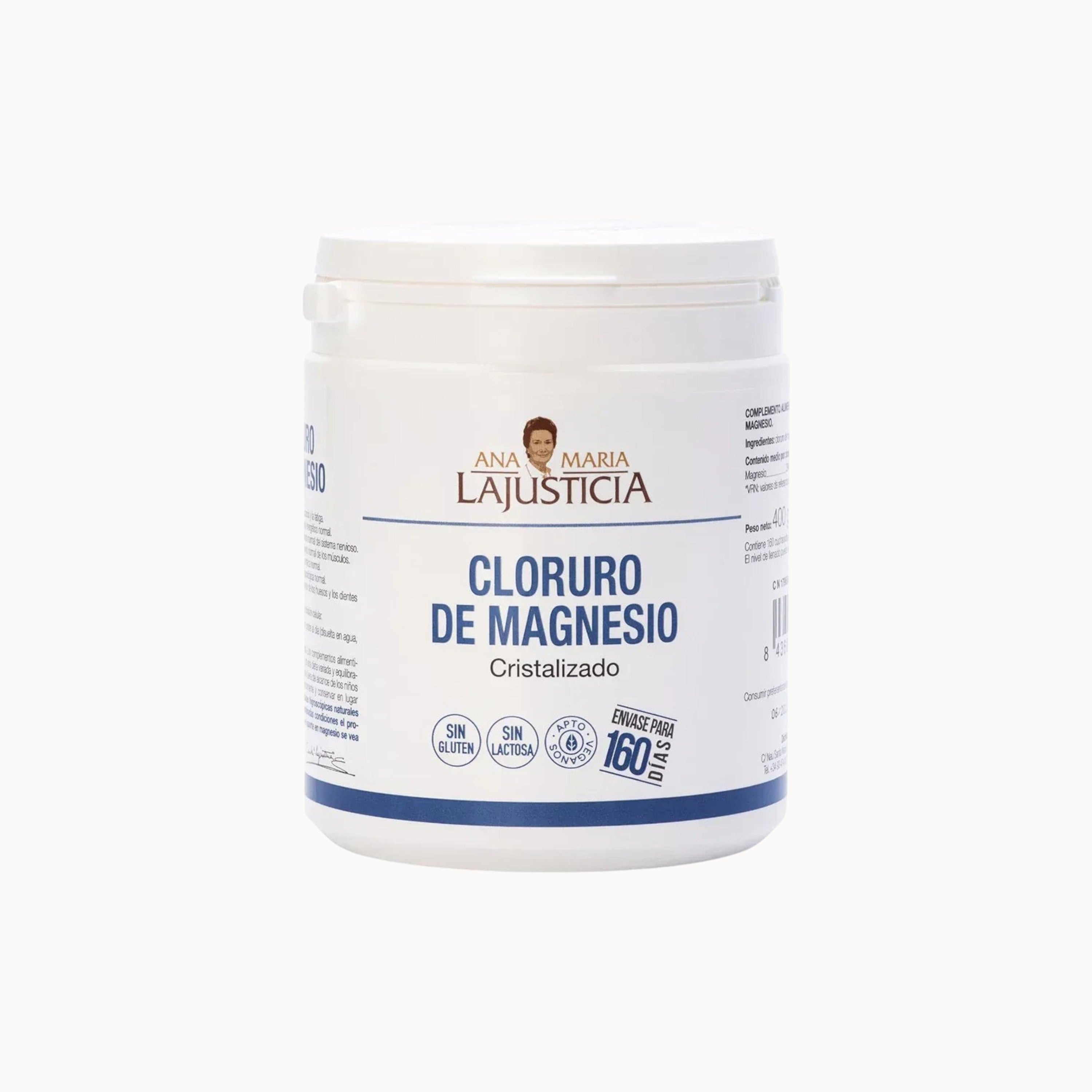 Ana Maria Lajusticia Crystallized Magnesium Chloride Powder 400g