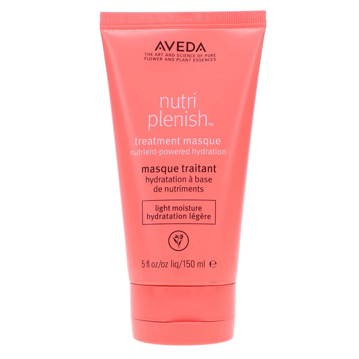Aveda Nutriplenish treatment masque tube on a white background