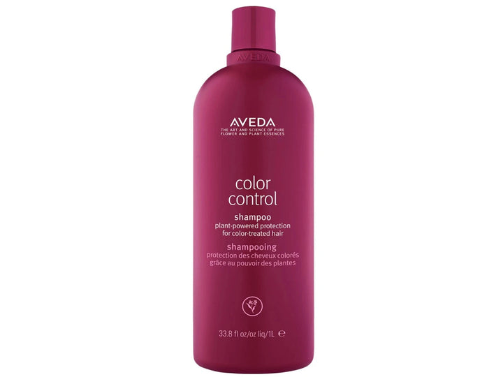 Aveda Color Control shampoo bottle on a white background