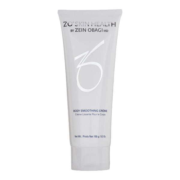 Zo Skin Health body smoothing crème tube on a white background